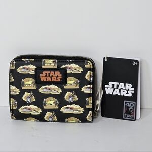 Star Wars Funko 40th Annv Return Of The Jedi  Zip Wallet Wallet Nwt